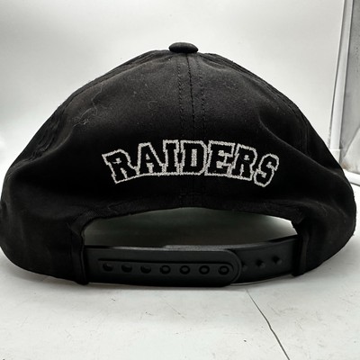 Casquette Vintage Los Angeles Raiders Snapback – Annco, Logo Ancien, Blanc Coton Années 90