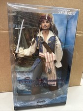 Barbie Captain Jack Sparrow Pirates of the Caribbean 2010 NRFB Johnny Depp Ken
