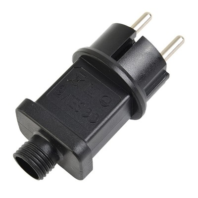 Adapter Stecker Lichterketten Für Kodierte IP44 31V DC Max 3.6W Kunststoff