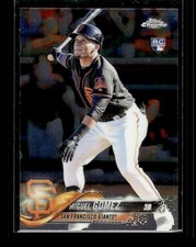 2018 Topps Chrome #13 - Miguel Gomez - San Francisco Giants RC Rookie Card. rookie card picture