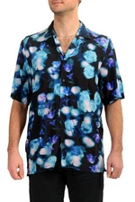 Hugo Boss Men's Efab Straight Fit Multi-Color Short Sleeve Shirt US M IT 50