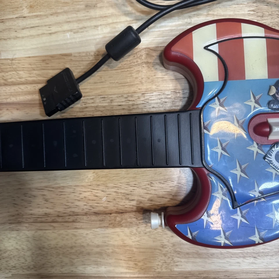 RedOctane SG Playstation 2 Guitar Hero Wired Controller Red PSLGH PS2 with Strap - Image 3 of 4