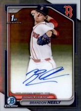 2024 Bowman Draft #CPA-BN Brandon Neely Chrome Prospect Autographs