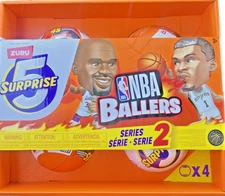 Zuru 5 Surprise NBA Ballers Series 2 Mystery Pack Lot of 4 – Sealed Collectibles
