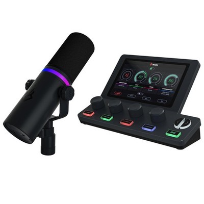 BEACN Dark Microphone and Mix Create Bundle | Gaming, Podcast, Streaming...