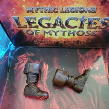 Mythic Legions Legacies Mythos  Scaphoid 2 Boot Feet Set ONLY