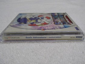 Sonic Adventure Limited Edition Sega Dreamcast NFR No HW Video Sticker Complete!