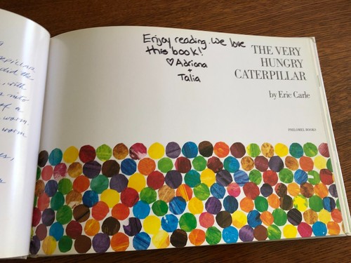 Eric Carle Very Hungry Caterpillar Kohl's Cares edition w/ Author Note. 1987 VG - Picture 8 of 11
