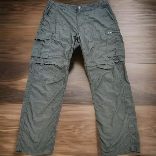Columbia Homme Argent Ridge Convertible Randonnée Marche Pantalon Short