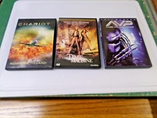 3 DVD'S - Chariot (2013) / The Time Machine (2002) / Alien vs. Predator (2004)