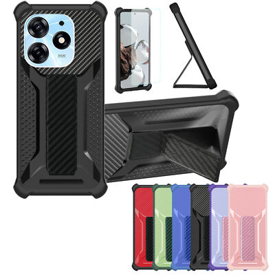 for Tecno Spark 20 Pro Phone Case Cover Glass Screen Protector A1