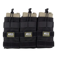 Mag Pouch Magazine Pouches for.223/5.56 7.62, Triple Open Top Mag Pouch