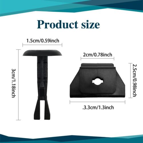 Lot 5 Clips&Pins Fender Liner & Bumper Cover Retainer Kit For Toyota 47749-58010 - Picture 4 of 16