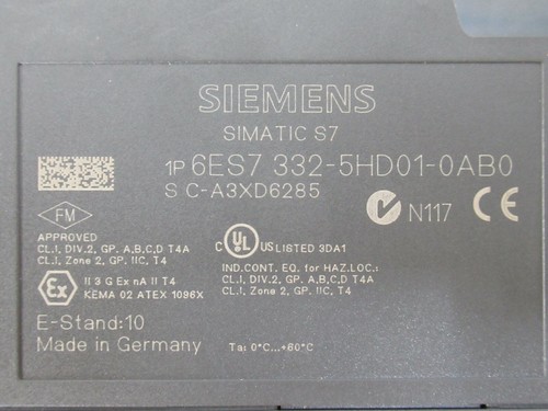 Siemens 6ES7332-5HD01-0AB0 Analogico Produzione Stand 10 - 第 4/7 張圖片