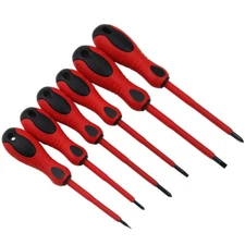 6Pcs Electrician Insulated Screwdriver Set Magnetic Tip Soft Grip Hand Tool New