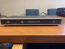 Crown D-75 Stereo Power Amplifier 2-channel
