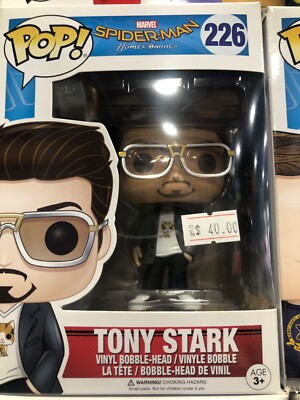Funko Pop! Marvel Spider Man Tony Stark 225 Exclusivo Original - Moça