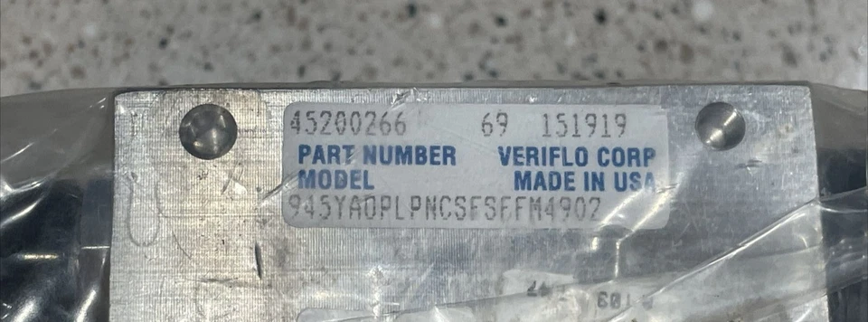 NEW Parker / Veriflo 45200266 flow control valve 151919  945YAOPLPNCSFSFFM4902 - Image 3 of 4