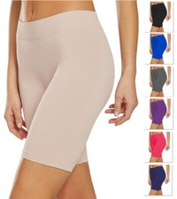 Women's Slip Shorts for Under Dresses, Seamless Bike Short, Underskirt Pant - 50