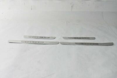 2004-2007 JAGUAR XJ8 DOOR TRIM THRESHOLD SILL SCUFF PLATE SET FOUR OEM