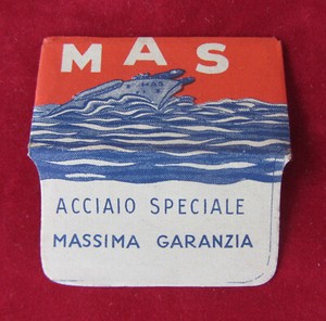 OLD RAZOR BLADE BLADE BLADE MAS RASIEKLINGEN COMPLETE RAZOR BLADE