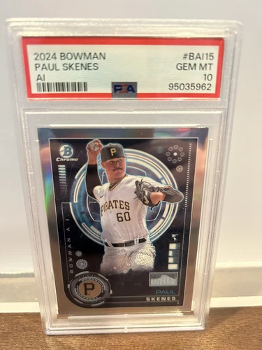 2024 Bowman Paul Skenes AI #BAI15 PSA 10