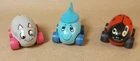 3 - Tonka Gigglers Egg Shaped Cars Ladybug, Shark, Mouse Vintage 1970’s