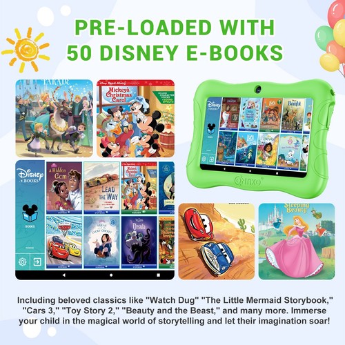 Contixo V9 7 Inch Kids 32GB Wi-Fi Android Tablet with Disney eBooks Dual Camera - Picture 4 of 29