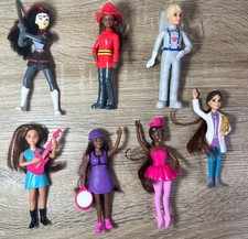 Lot Of 7 McDonald 2019 Barbie Doll Toys, 5  Tall McDonald  s Barbies, Limited Run