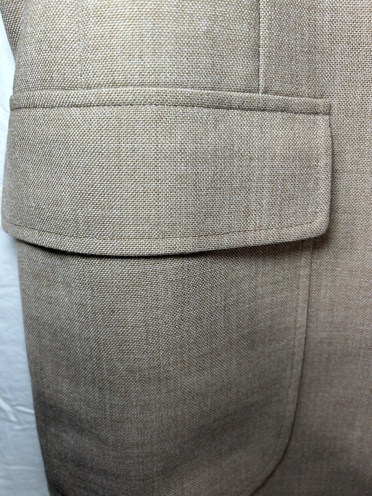 FILA Giacca blazer tuta vintage Hardy Amies Savile Row London marrone