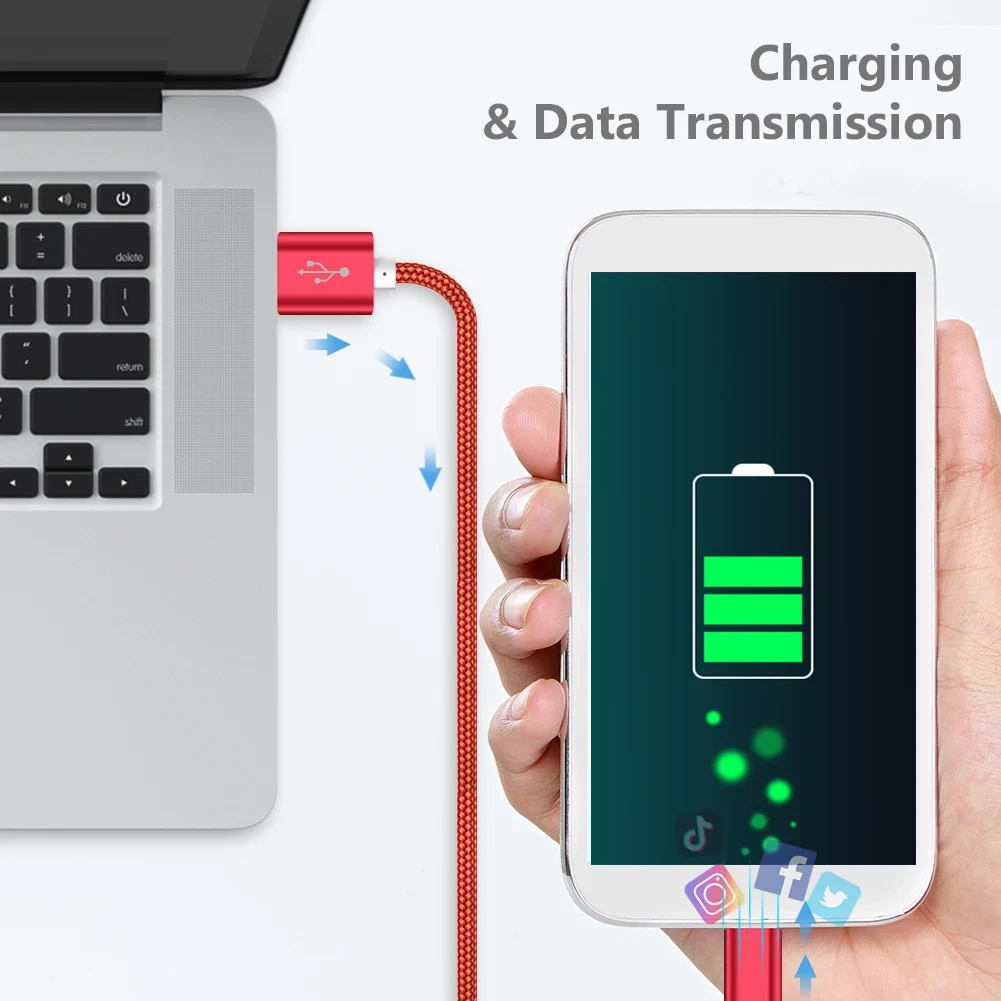 USB C Type C to USB A Charger Cable Charging Data Cord For iPhone Samsung Google