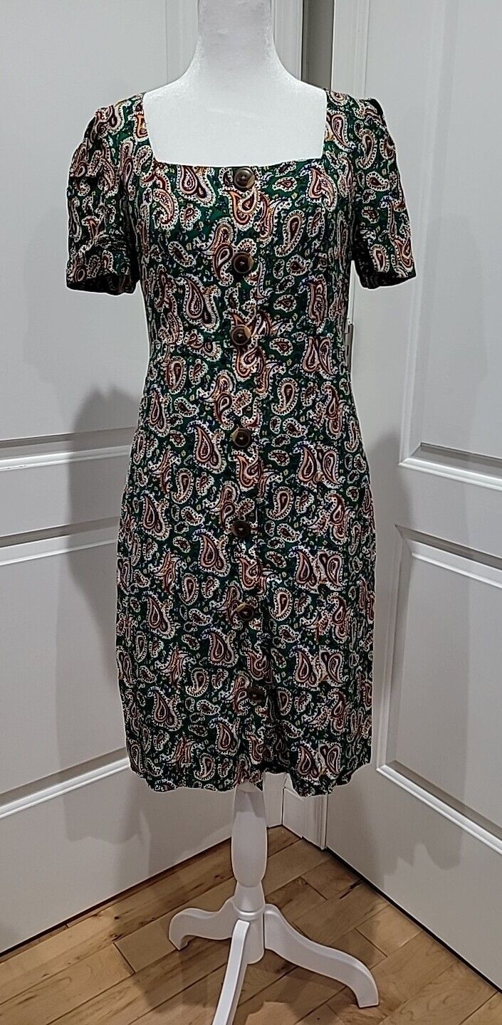 Maeve By Anthropologie Womens Sz 8 Dress Paisley … - image 1