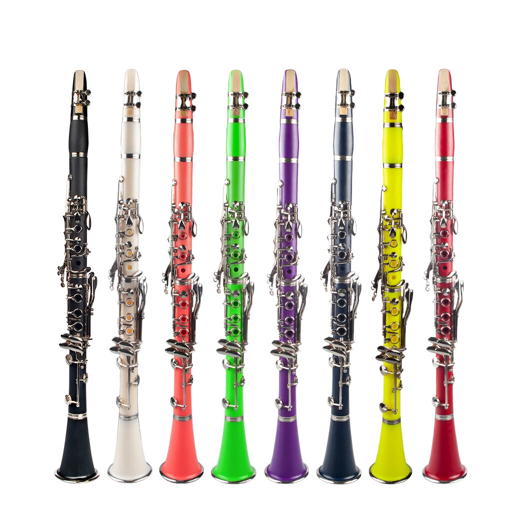 ABS Flat Clarinet Set Clarinet Stand Eight Colors Available Bb