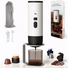 3 in 1 Portable Coffee Maker Mini Espresso Machine Self-Heating 15 Bar w/ Bag US