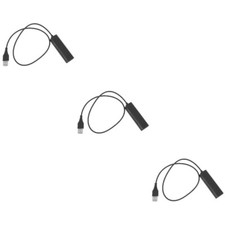 3x Plastic Adapter Converter Adapter Converter RJ9 to USB Adapter Cord