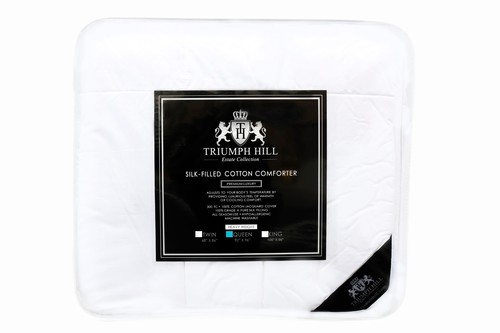 Triumph Hill Maulbeer Seide Jacquard Baumwolletui schweres Bett Bettdecke Queen - Bild 2 von 3