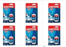 6 Loctite Super Glue Professional Gel Pack of 1 Clear 20 g Bottle