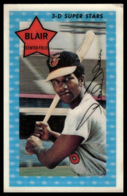 1971 Kellogg's 3-D Super Stars #35b Paul Blair