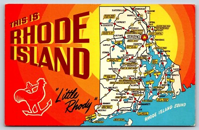RI This is Rhode Island State Map, Little Rhody, Chicken Anchor, Chrome ...