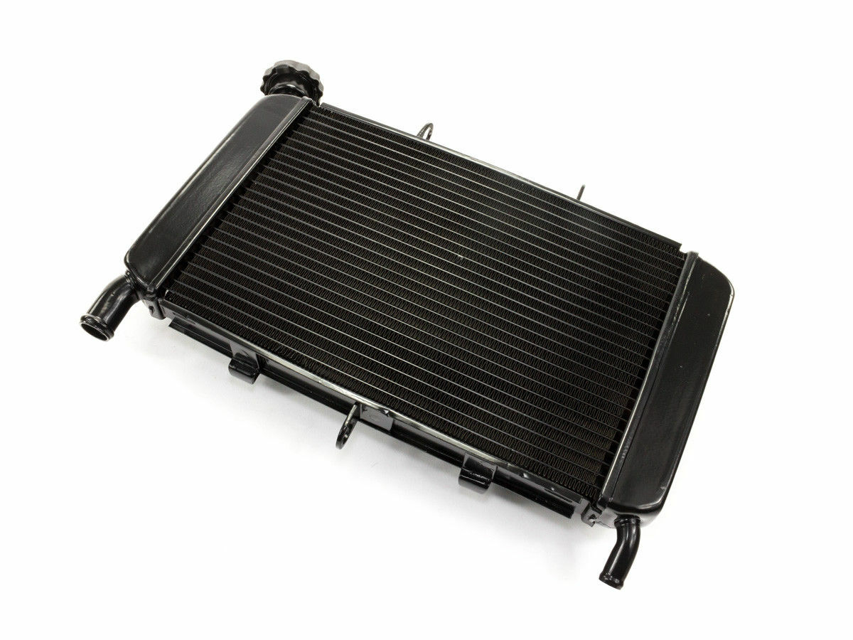 Radiateur XJ6 pour Yamaha N et F Diversion 600 de 2009 à 2015 en aluminium noir