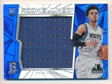 2015-2016 Panini Spectra Rookie RC Jumbo Patch Tyus Jones #19 Timberwolves /49