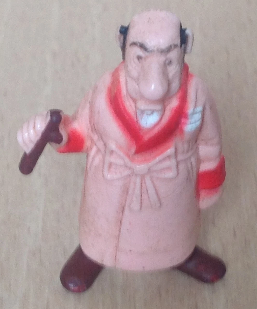 FIGURINE PVC BELVISON ESSO TINTIN KUIFJE HERGE 1973 : LE MECHANT RASTAPOPOULOS