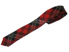 Tartan Tie Red Tartan Tie Fancy Dress Dancewear Party Scottish School Girl Tie