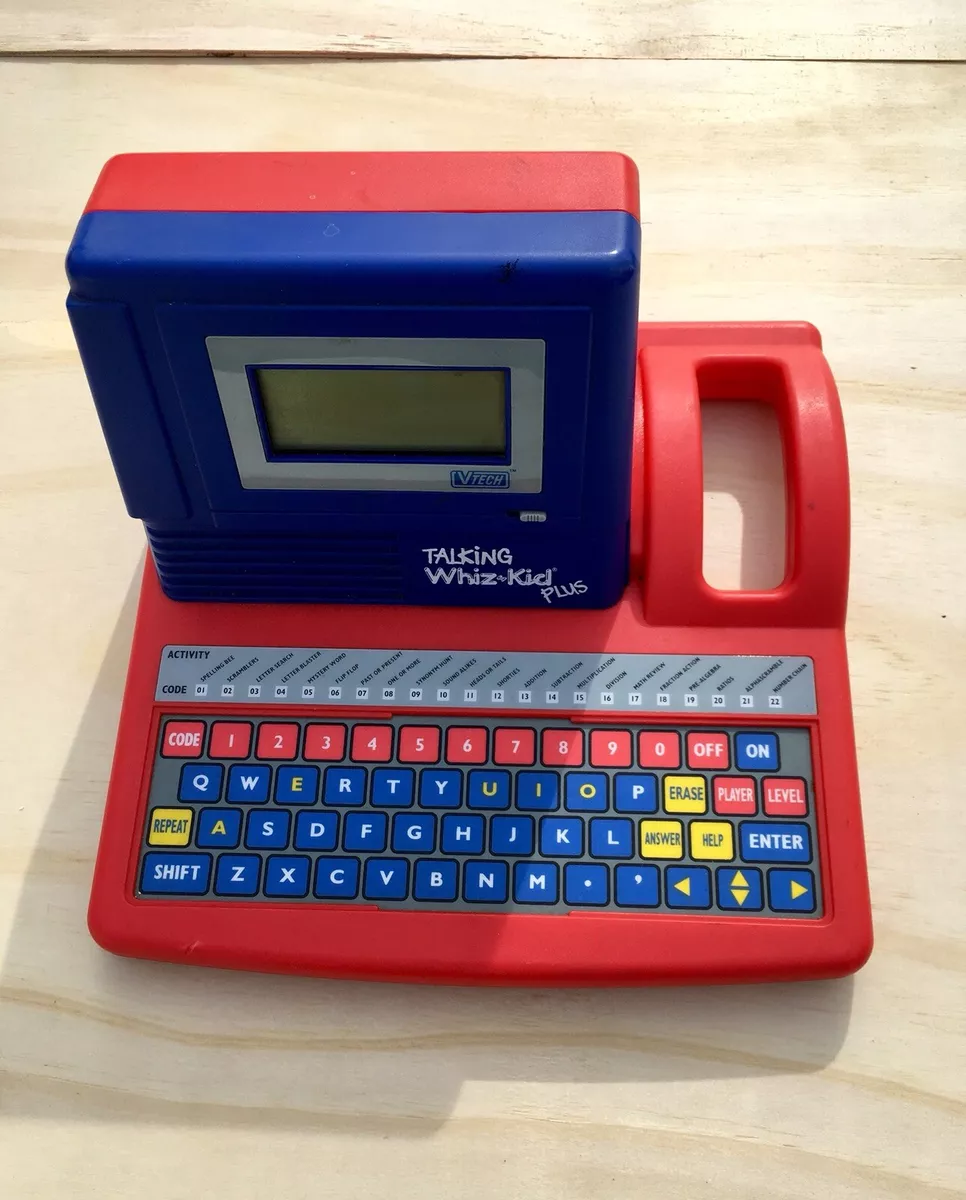 2001#VINTAGE VTECH LAPTOP BILINGUAL ENGLISH ITALIAN SPEAKING WITH GAMES#NIB