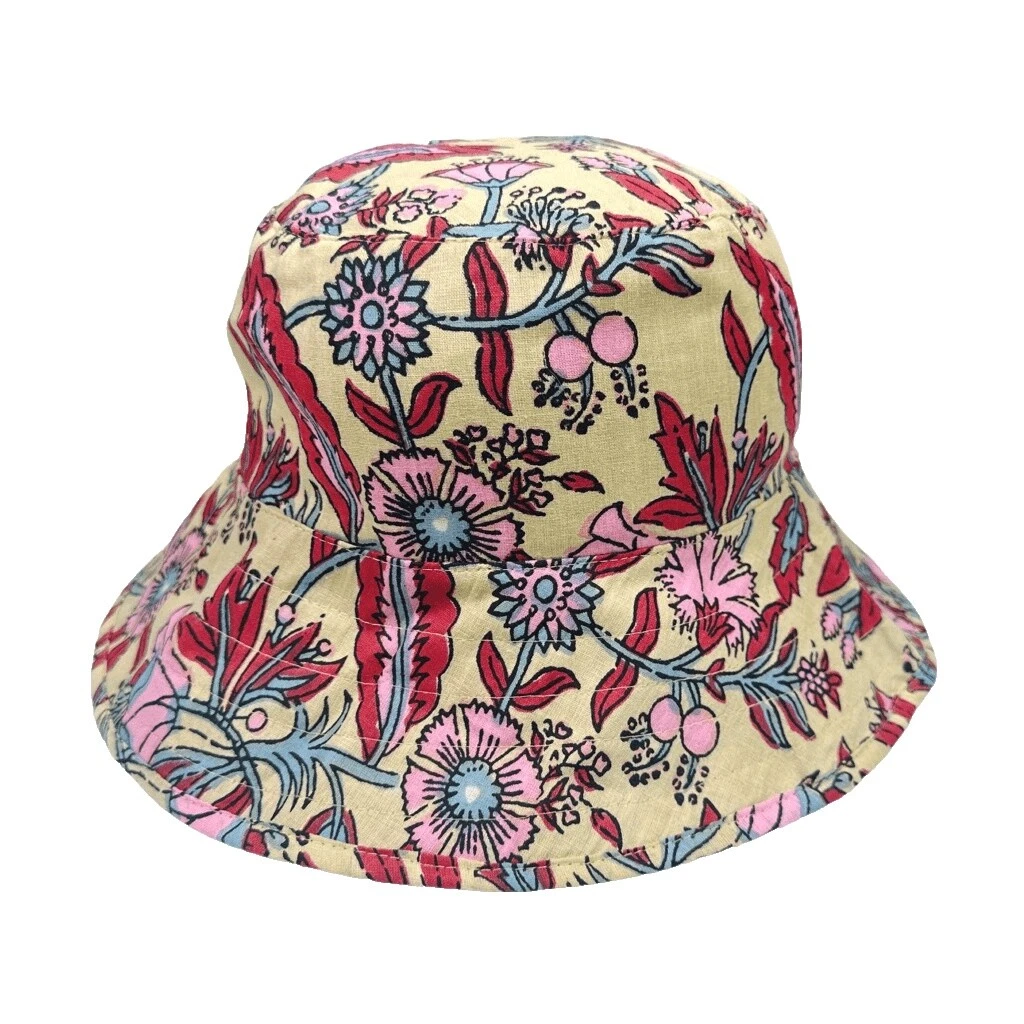 Sombreros de Cubo Floral para Mujeres