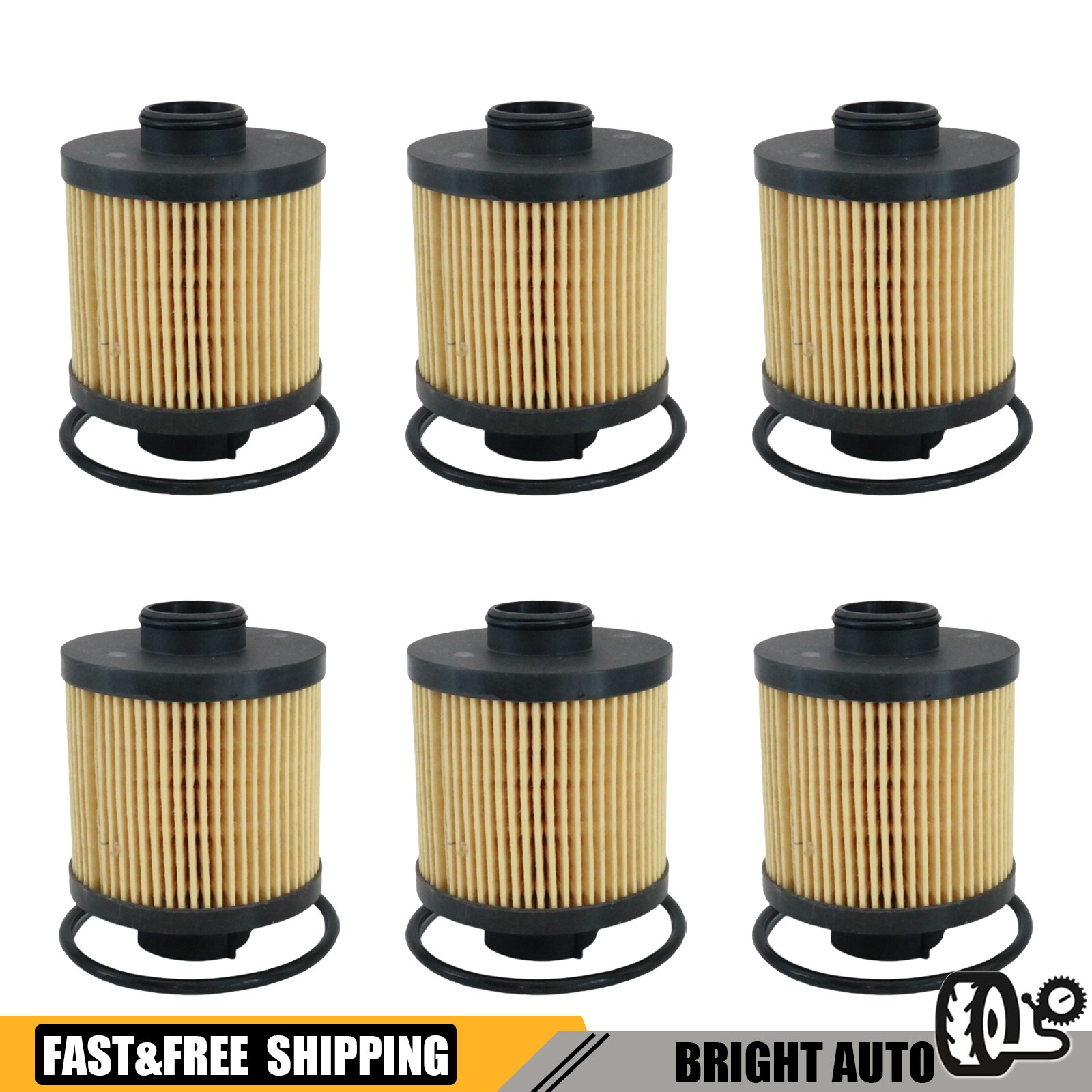 6X Oil Filter Fits 2004-2008 Lamborghini Gallardo 07L115561C USA