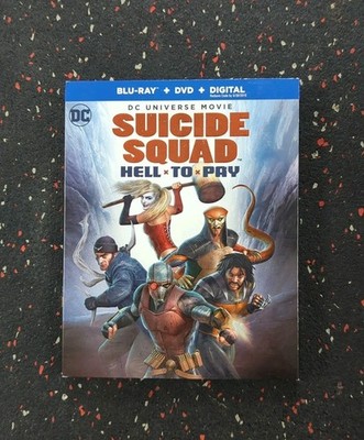 DCU: Suicide Squad: Hell To Pay (Blu-ray DVD) Antihero Superhero Rare Slipcover