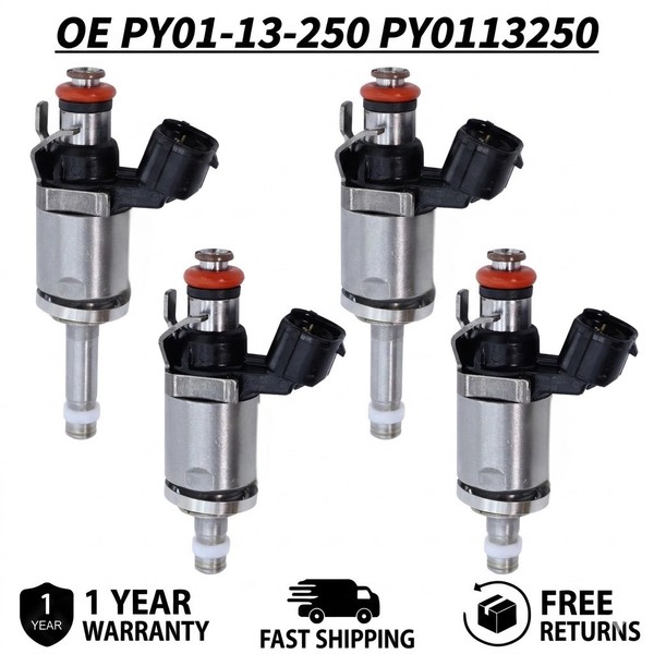 PY0113250 4x Fuel Injectors Fits Mazda CX-5 2.5L SUV Local AU