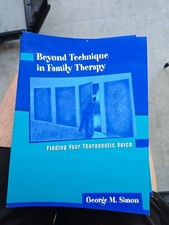 Beyond Technique in Family Therapy: Finding Your Therapeutic Voice