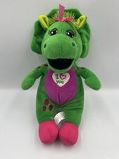 Baby Bop Singing Plush Barney Dinosaur Stuffed Animal I Love You 2017 Works SEE